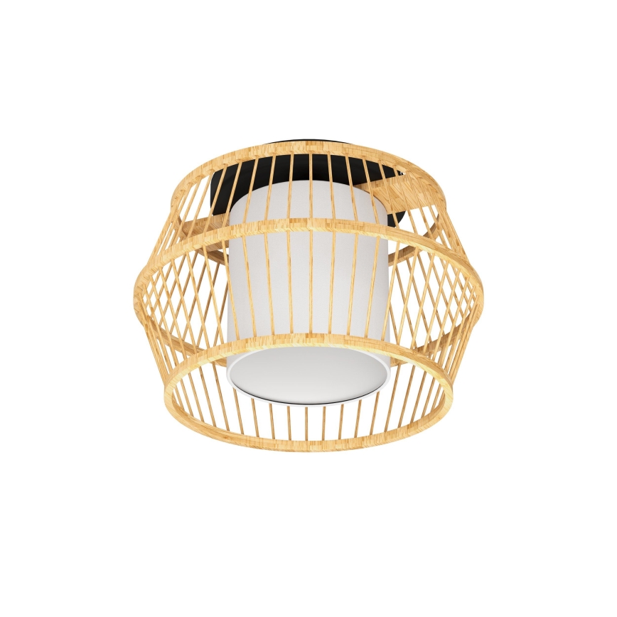 Eglo - Loftlampe 1xE27/40W/230V bambus