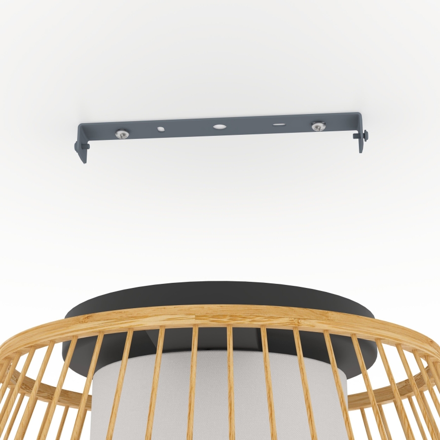Eglo - Loftlampe 1xE27/40W/230V bambus