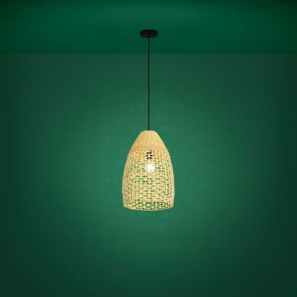 Eglo - Pendel 1xE27/40W/230V diameter 35 cm bambus