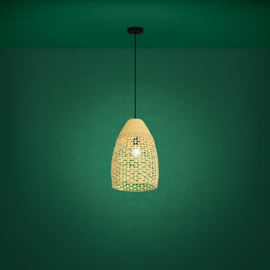 Eglo - Pendel 1xE27/40W/230V diameter 35 cm bambus