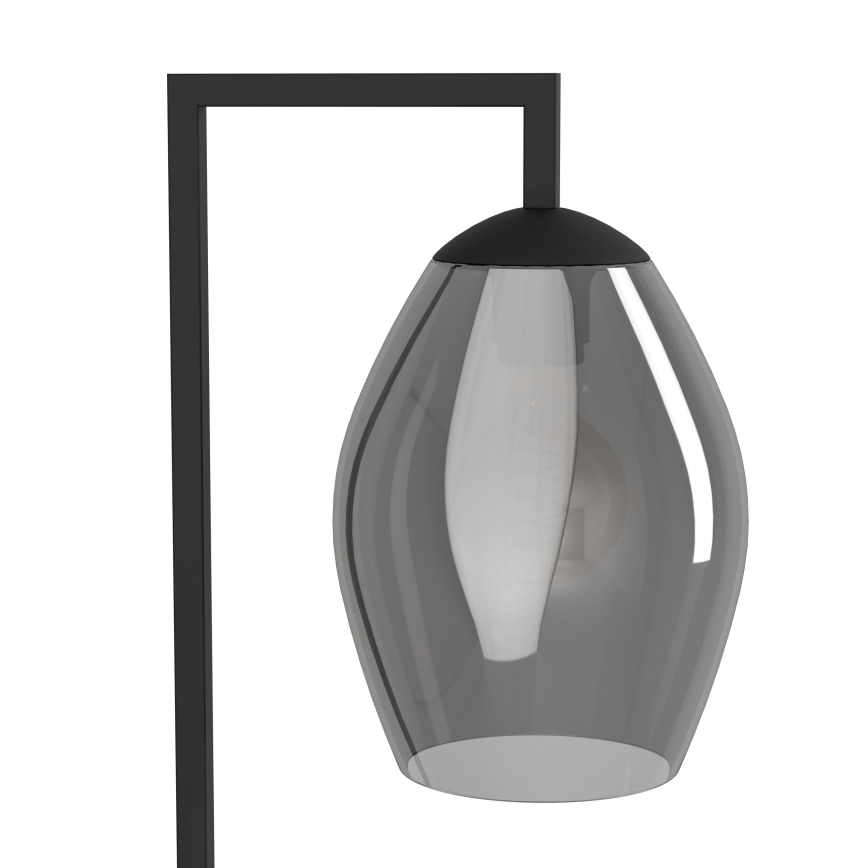 Eglo - Gulvlampe 1xE27/40W/230V røget