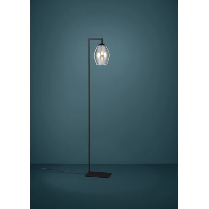 Eglo - Gulvlampe 1xE27/40W/230V røget