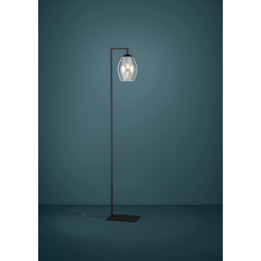 Eglo - Gulvlampe 1xE27/40W/230V røget