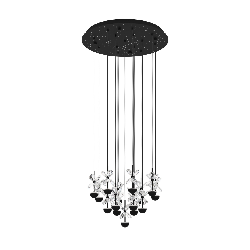 Eglo - LED pendel dæmpbar LED/27W/230V 3000K sort