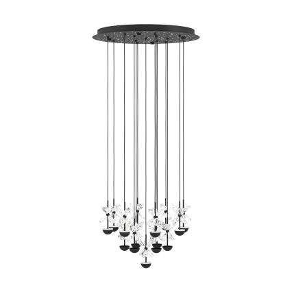 Eglo - LED pendel dæmpbar LED/27W/230V 3000K sort