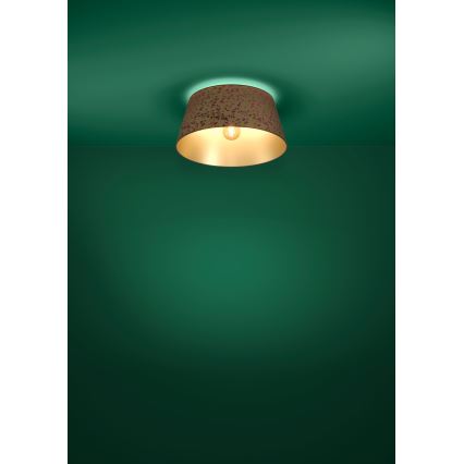 Eglo - Loftlampe 1xE27/25W/230V guldfarvet/lyserød