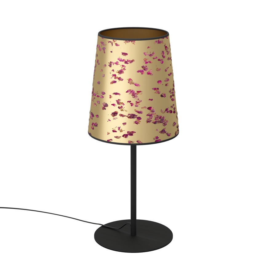 Eglo - Bordlampe 1xE27/25W/230V guldfarvet/lyserød