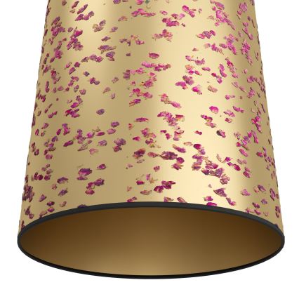Eglo - Bordlampe 1xE27/25W/230V guldfarvet/lyserød