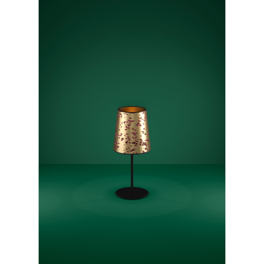 Eglo - Bordlampe 1xE27/25W/230V guldfarvet/lyserød