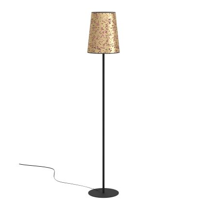 Eglo - Gulvlampe 1xE27/25W/230V guldfarvet/lyserød