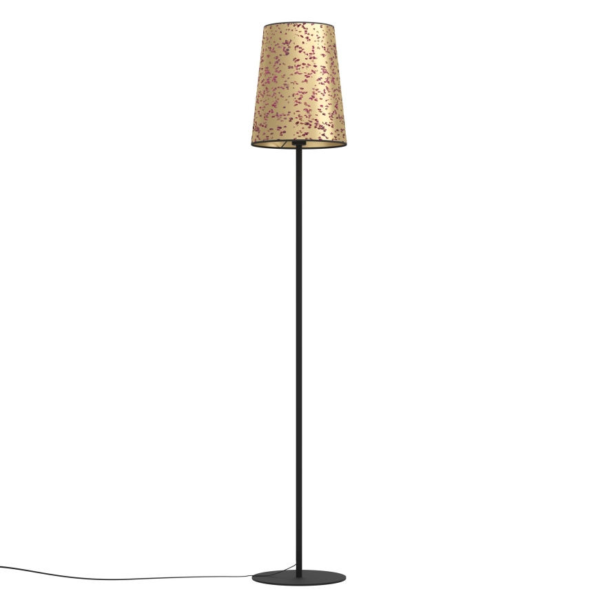 Eglo - Gulvlampe 1xE27/25W/230V guldfarvet/lyserød