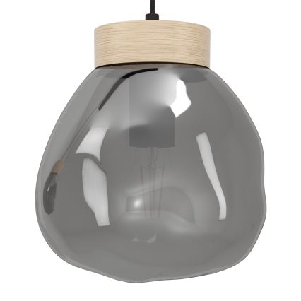 Eglo - Pendel 3xE27/40W/230V røget