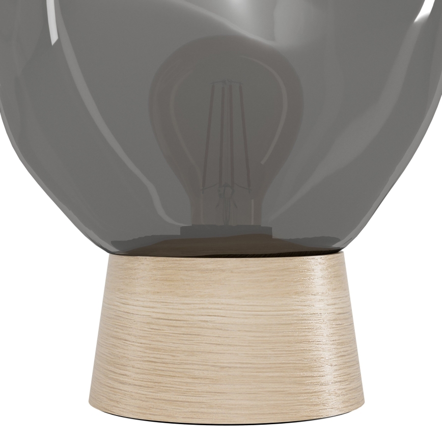 Eglo - Bordlampe 1xE27/40W/230V røget