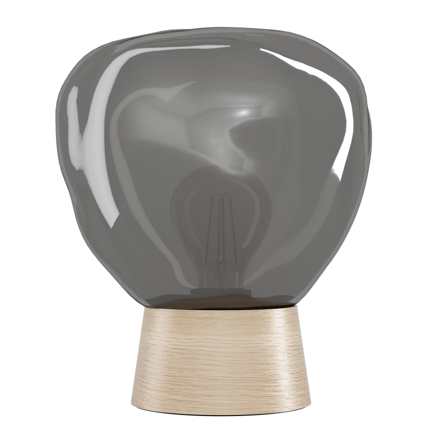 Eglo - Bordlampe 1xE27/40W/230V røget