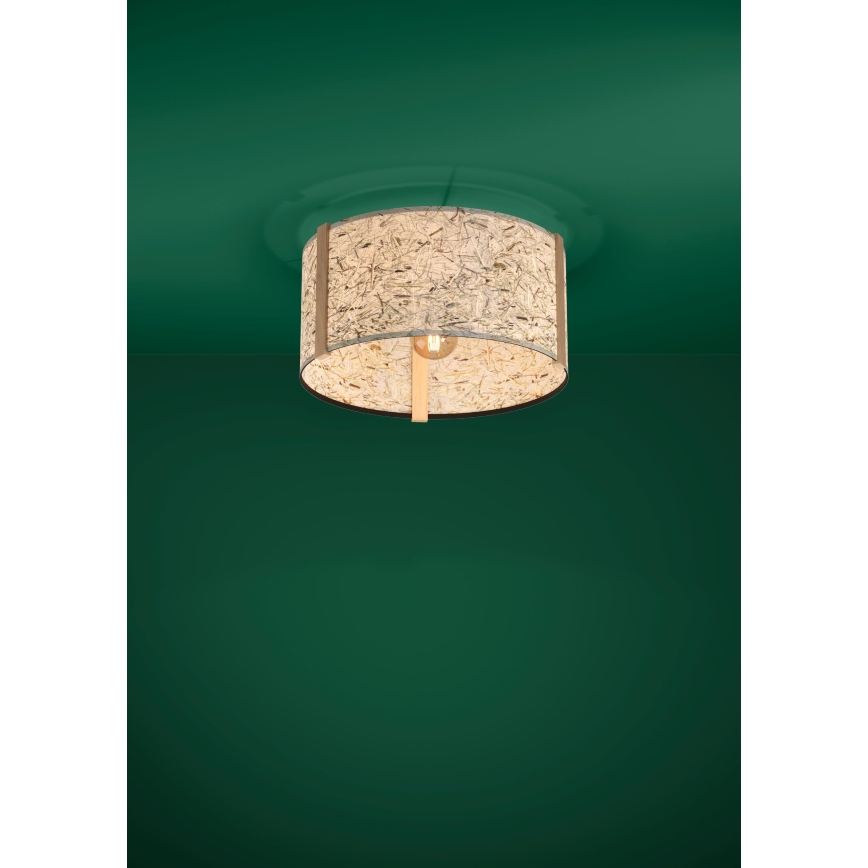 Eglo - Loftlampe 1xE27/25W/230V beige