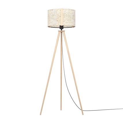 Eglo - Gulvlampe 1xE27/25W/230V beige