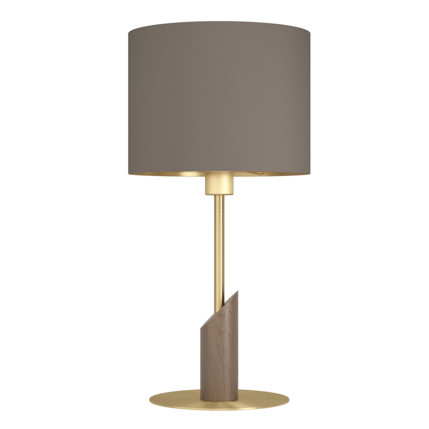 Eglo - Bordlampe 1xE27/40W/230V brun/guldfarvet