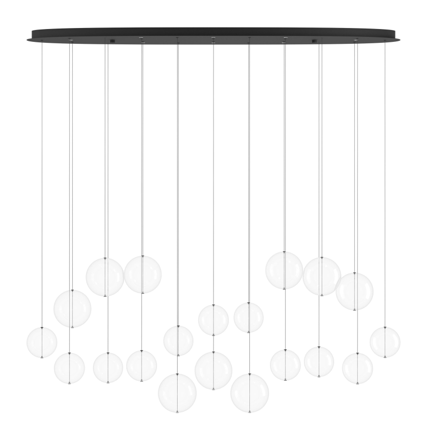 Eglo - LED pendel dæmpbar 8xLED/4,2W/230V 3000K transparent
