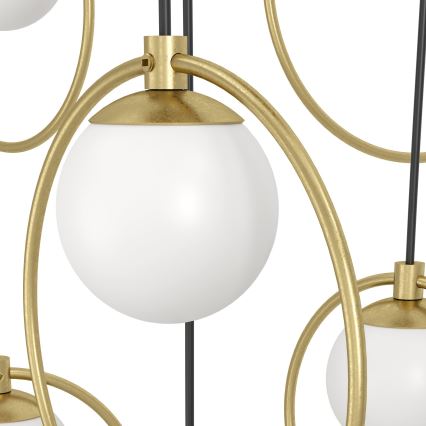 Eglo - LED pendel dæmpbar 10xLED/3W/230V 3000K guldfarvet