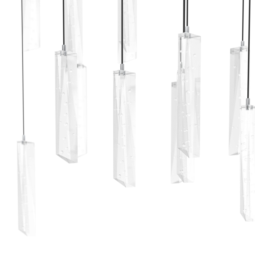 Eglo - LED pendel dæmpbar 8xLED/4,2W/230V 3000K transparent