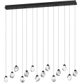 Eglo 390358 - LED pendel dæmpbar SINDICAT 14xLED/3W/230V sort/transparent