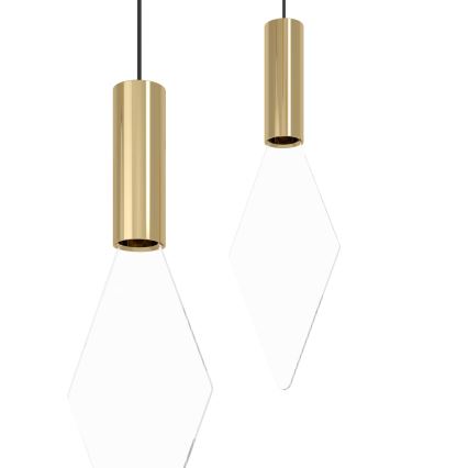 Eglo - LED pendel dæmpbar 10xLED/3W/230V 3000K diameter 58 cm guldfarvet