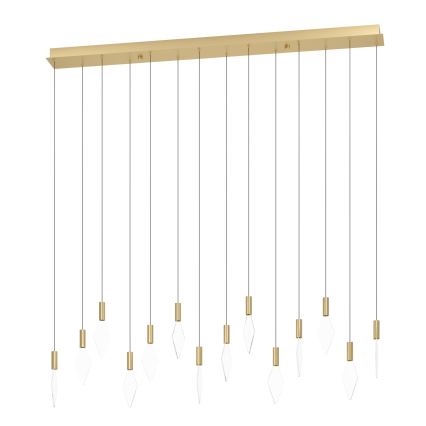 Eglo - LED pendel dæmpbar 14xLED/3,3W/230V 3000K guldfarvet