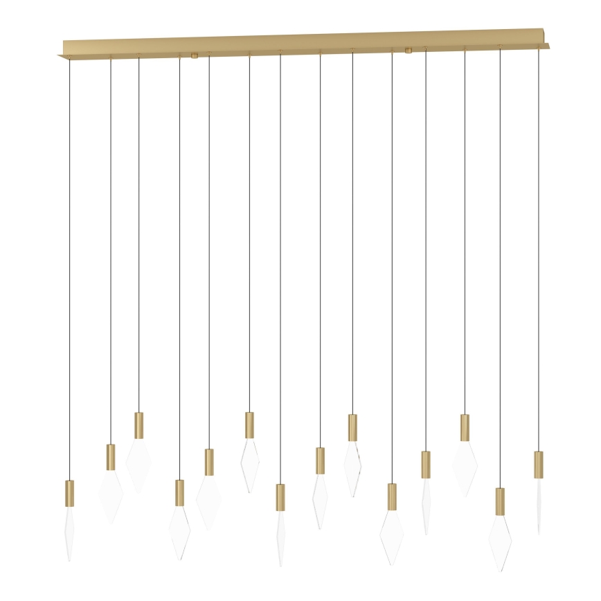 Eglo - LED pendel dæmpbar 14xLED/3,3W/230V 3000K guldfarvet