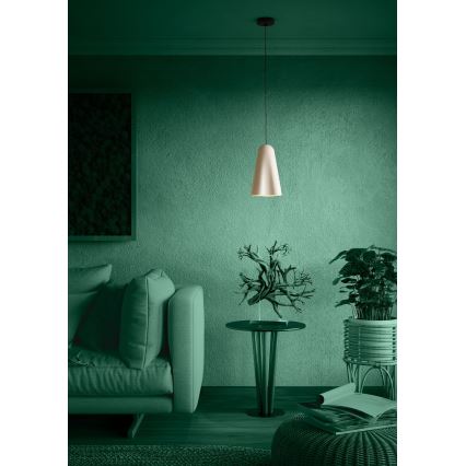 Eglo - Pendel 1xE27/40W/230V beige