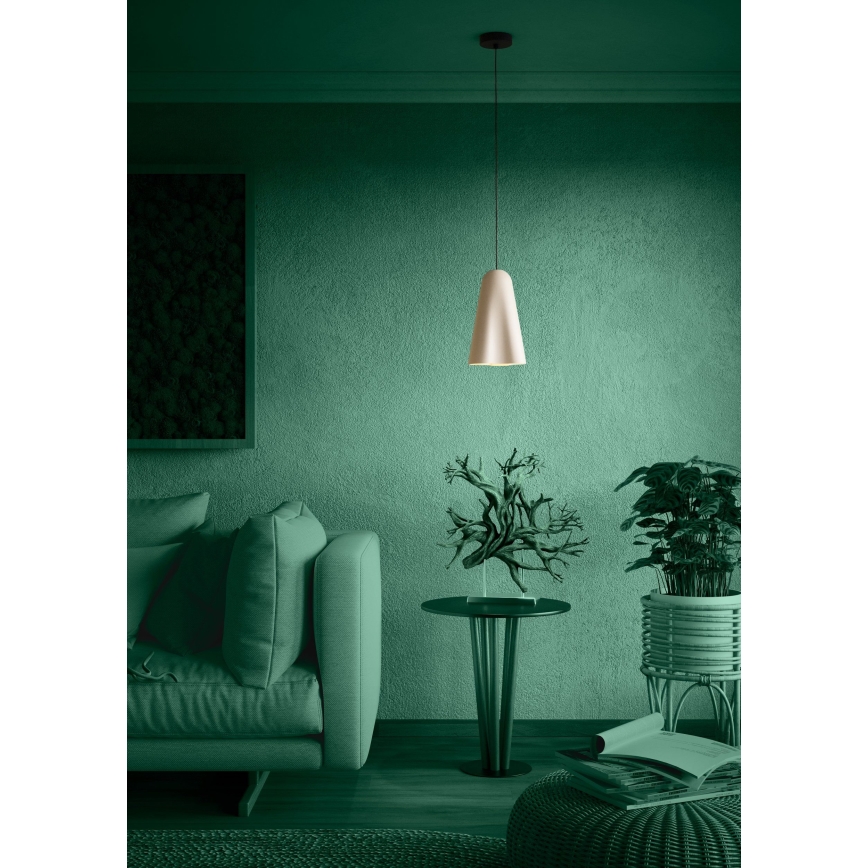 Eglo - Pendel 1xE27/40W/230V beige