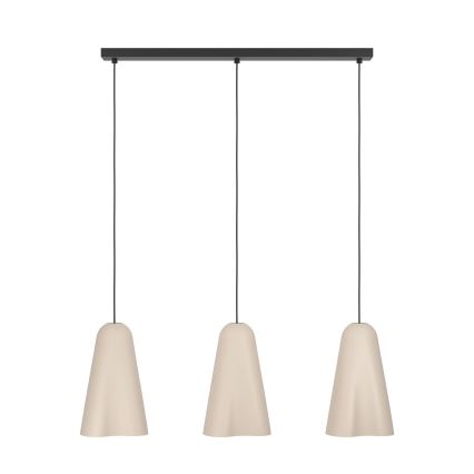 Eglo - Pendel 3xE27/40W/230V beige