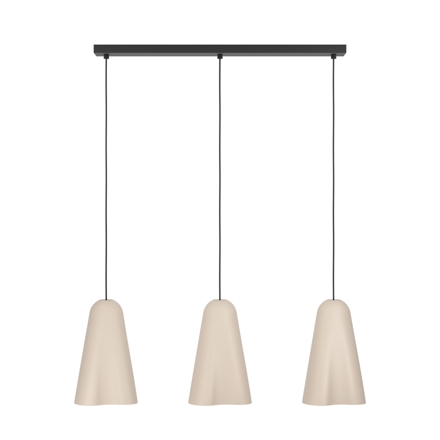 Eglo - Pendel 3xE27/40W/230V beige