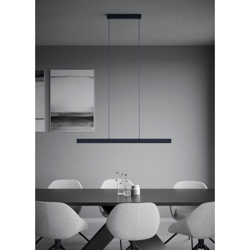 Eglo - LED dæmpbar loftlampe med ledning LED/20W/230V 3000K sort