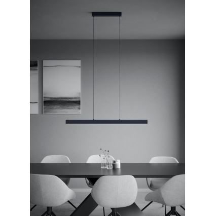 Eglo - LED pendel dæmpbar LED/20W/230V 3000K sort