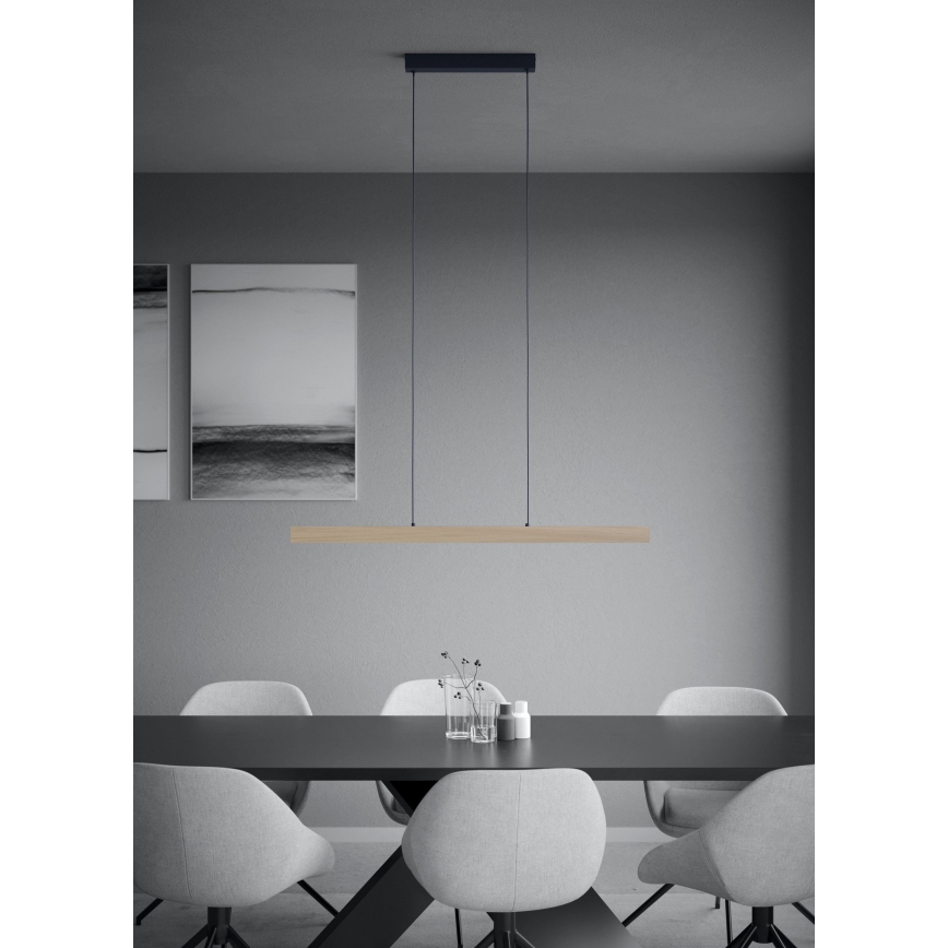 Eglo - LED pendel dæmpbar LED/21W/230V 3000K brun