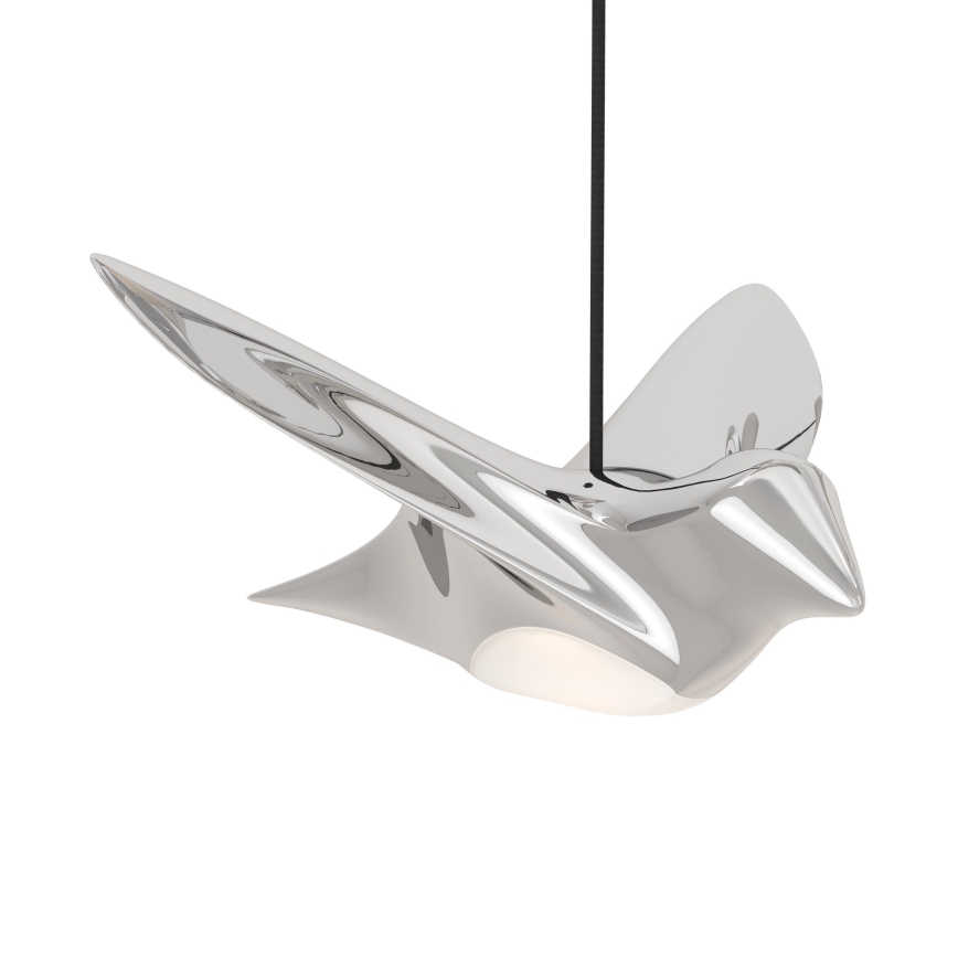 Eglo - LED pendel dæmpbar 8xLED/4,2W/230V 3000K skinnende krom
