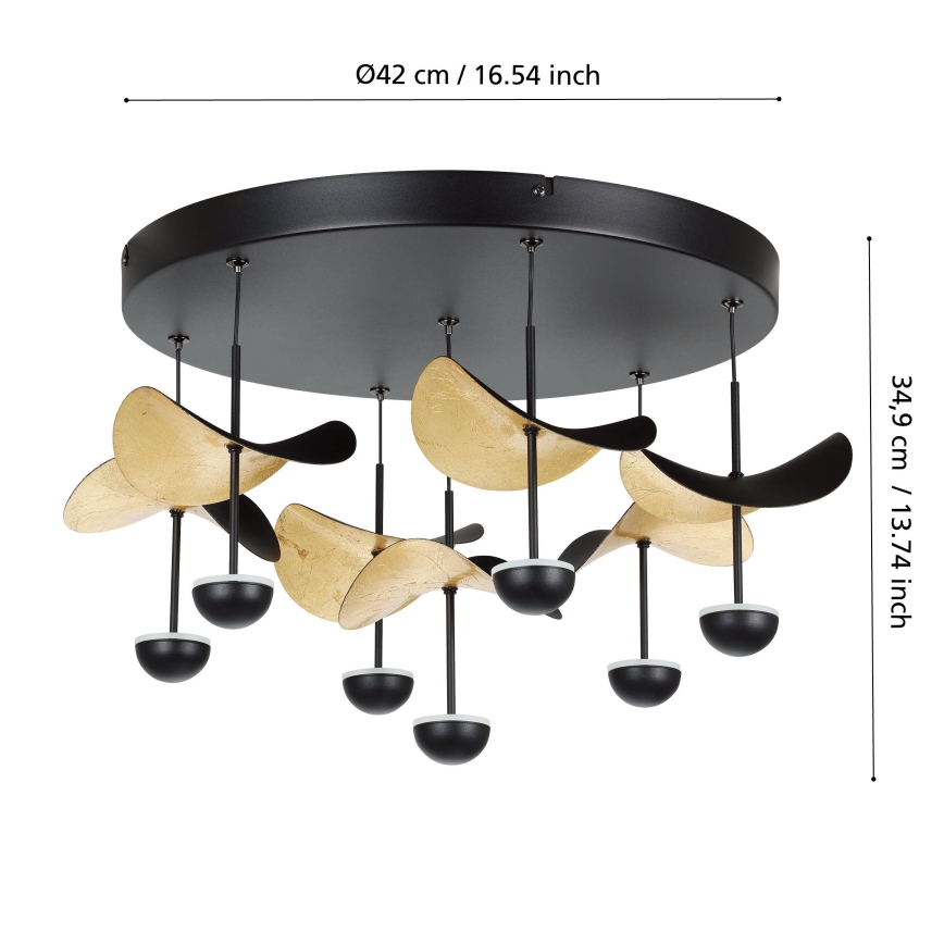 Eglo - LED loftlampe dæmpbar 7xLED/2,3W/230V 3000K