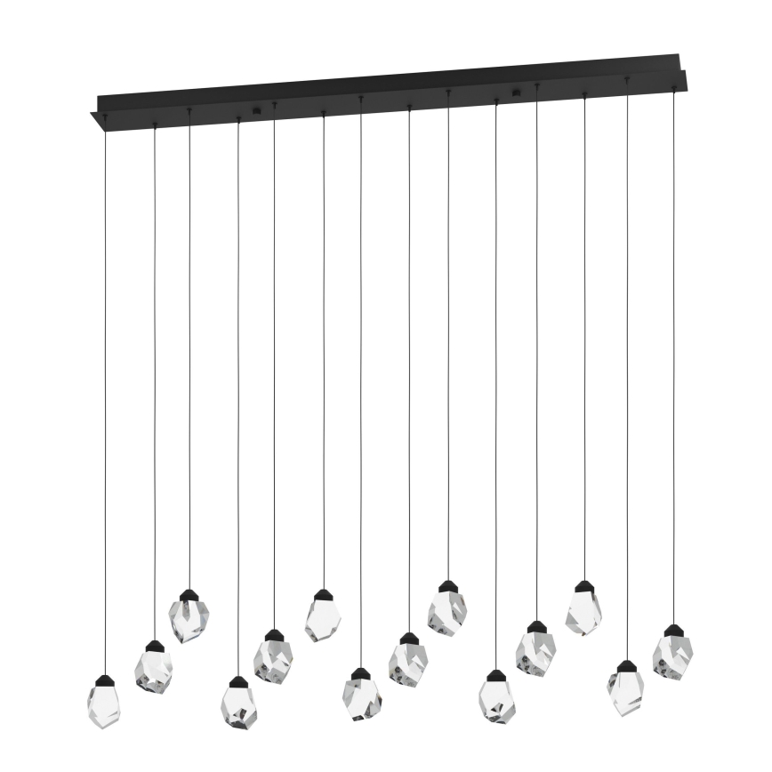 Eglo - LED pendel dæmpbar 14xLED/3W/230V 3000K sort/transparent