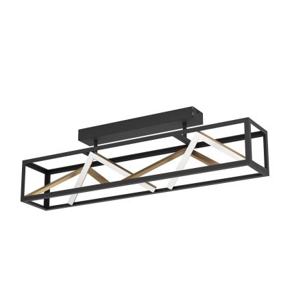 Eglo - LED loftlampe dæmpbar LED/45W/230V 2700-6500K sort/guldfarvet + fjernbetjening