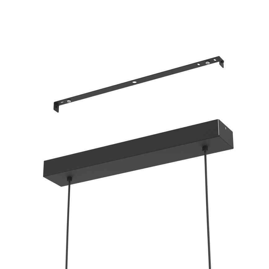 Eglo - LED pendel dæmpbar LED/46W/230V 2700-6500K sort/guldfarvet + fjernbetjening
