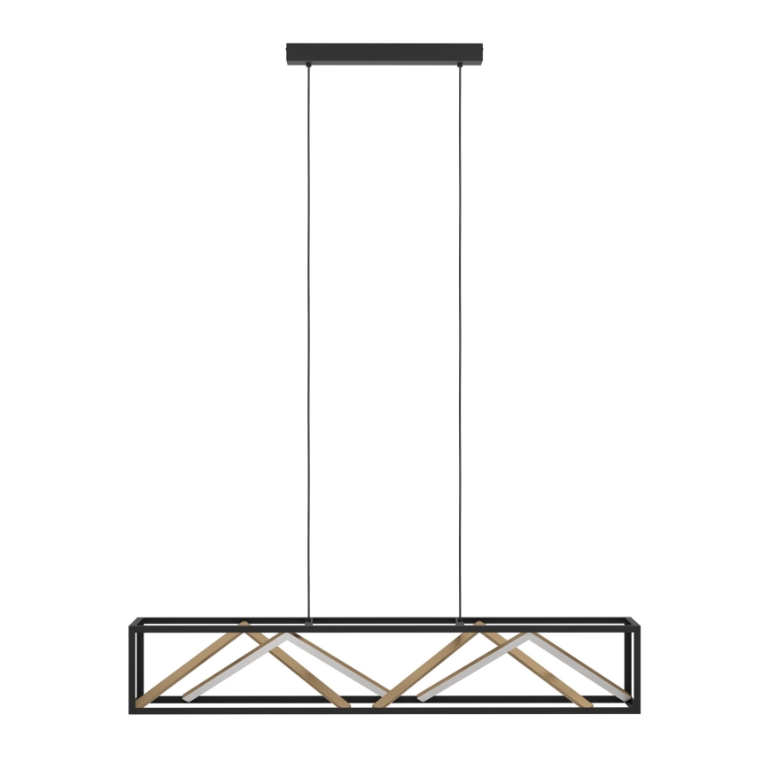 Eglo - LED pendel dæmpbar LED/46W/230V 2700-6500K sort/guldfarvet + fjernbetjening