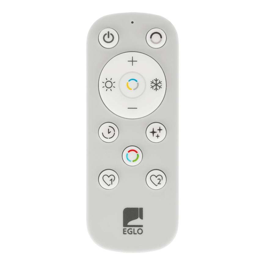 Eglo - LED bordlampe dæmpbar LED/21W/230V 2700-6500K sort/guldfarvet + fjernbetjening