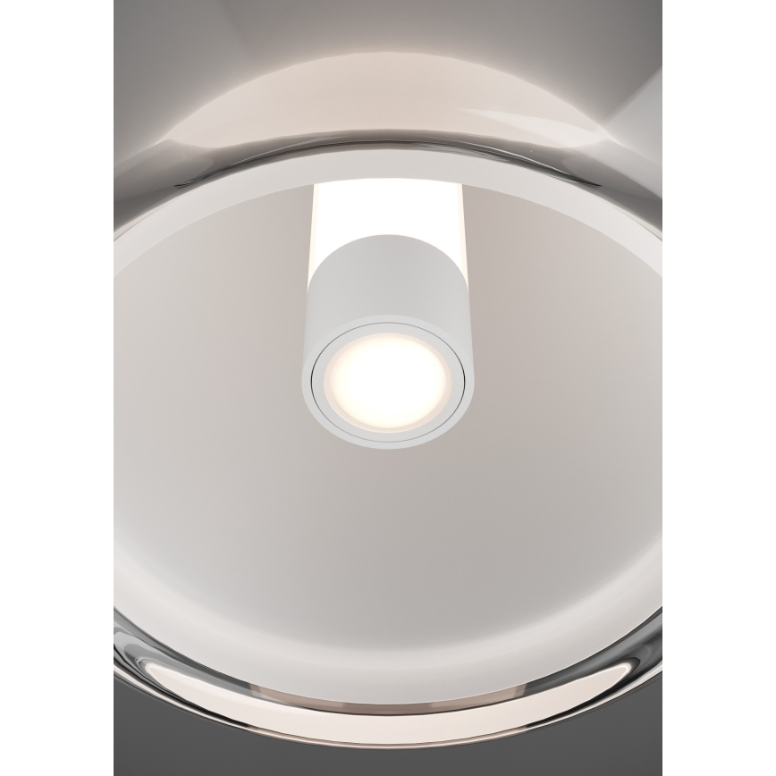 Eglo - Dæmpbar LED-lysekrone på kabel LED/7W/230V + 2xLED/5,5W + 3xLED/1,6W blank krom