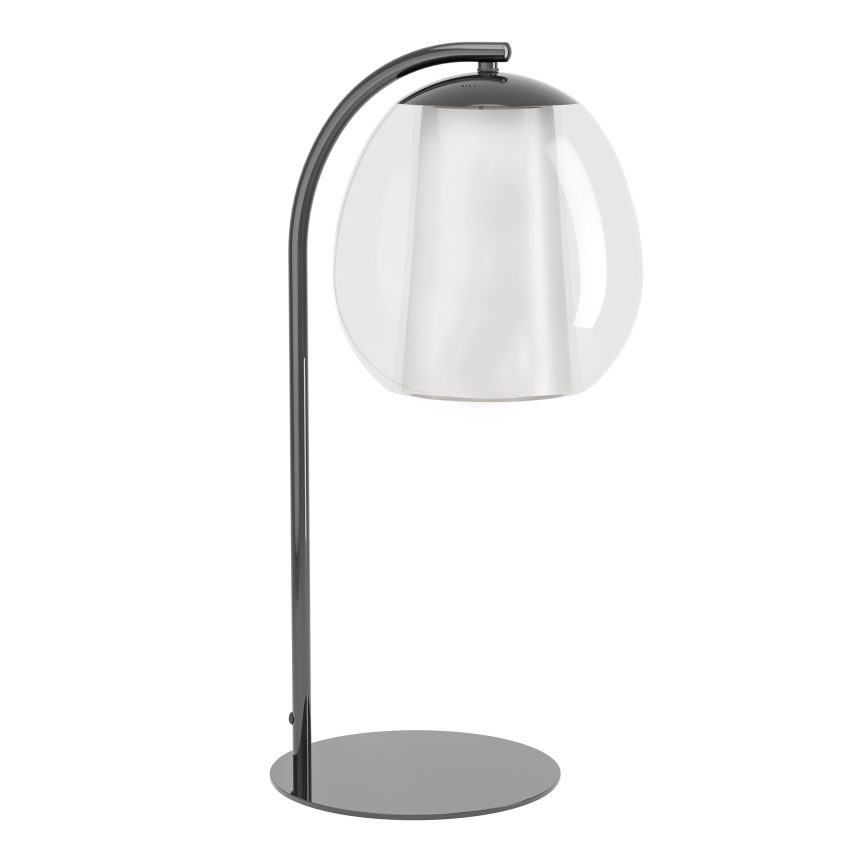 Eglo - Dæmpbar LED-bordlampe LED/5,5W/230V + LED/1,6W blank krom