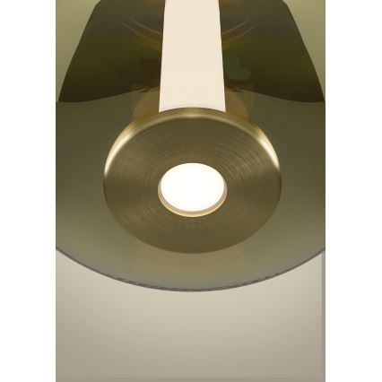 Eglo - LED-dæmpbar pendel på wire LED/5,5W/230V + LED/1,6W i guld