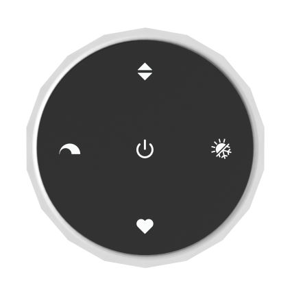 Eglo - Dæmpbar LED-lysekrone på wire 5xLED/5,8W/230V 2200-6500K sort/beige/røgfarvet + fjernbetjening