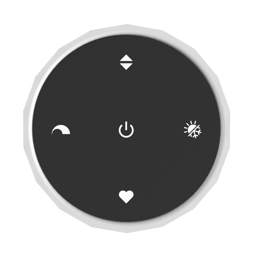 Eglo - Dæmpbar LED-lysekrone på wire 5xLED/5,8W/230V 2200-6500K sort/beige/røgfarvet + fjernbetjening