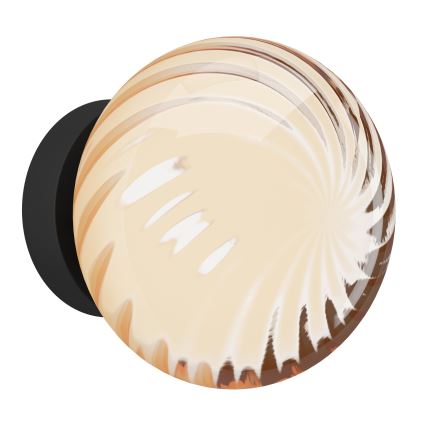 Eglo - LED-dæmpbar væglampe LED/5,8W/230V 2200-6500K beige/røget + fjernbetjening