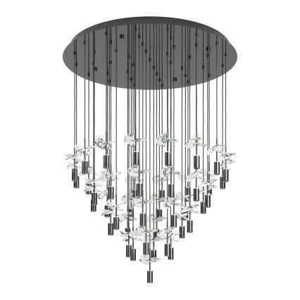 Eglo Stars of Light - LED-lysekrone på wire 43xLED/2,1W/230V 2200/3000/4000K blank krom