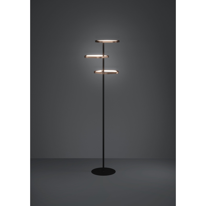 Eglo - LED-dæmpbar gulvlampe LED/20W/230V 2200-6500K messing